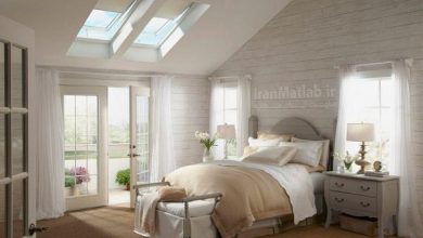 , مدل اتاق خواب های زیبا با نورگیر