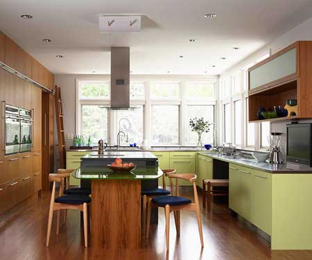 , ایده هایی برای چیدن یک آشپزخانه رنگی و زیبا