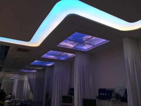 , ایده هایی برای نورپردازی سقف برای دکوراسیون داخلی