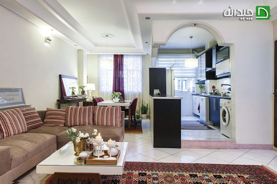دکوراسیون آپارتمان ایرانی، خلاقیت در خانه اجاره ای فهیمه!