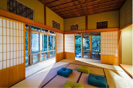 طراحی دکوراسیون خانه به سبک ژاپنی ها ,درهای کشویی به سبک ژاپنی