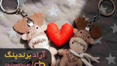 , خرید جاکلیدی نمدی عروسکی
