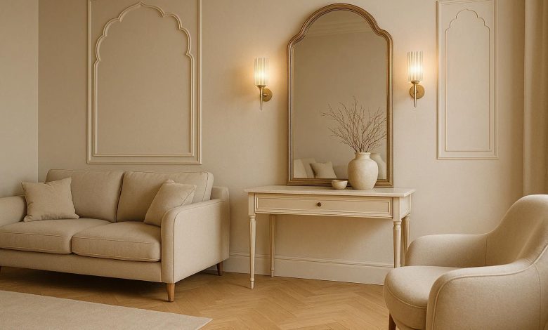 آینه کنسول؛ ترکیب زیبایی و عملکرد در دکوراسیون خانه‌های شیک